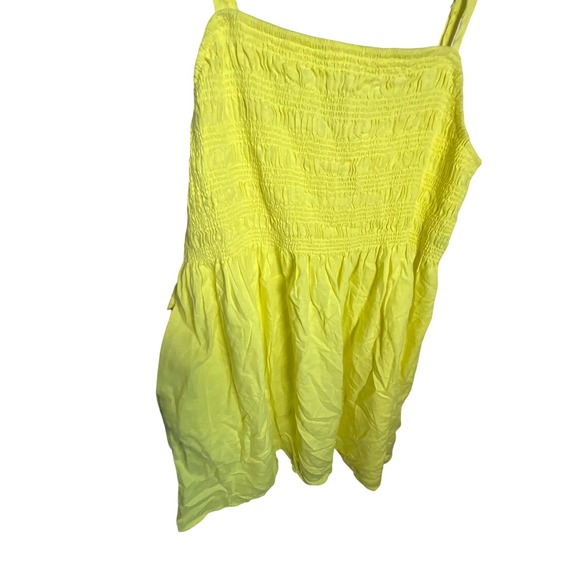 Universal Thread Yellow Dress Women's  Smocked Casual Summer - Picture 1 of 9